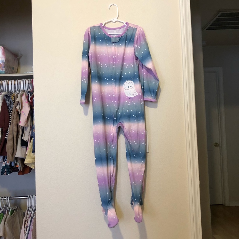 Owl footie pajama